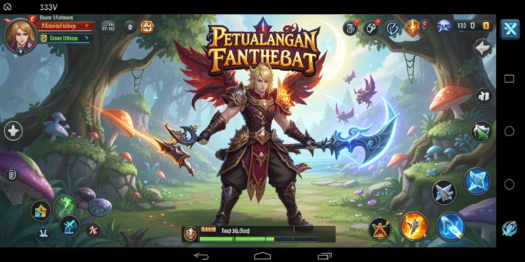 Tampilan gameplay RPG yang mencengangkan di 333V.
