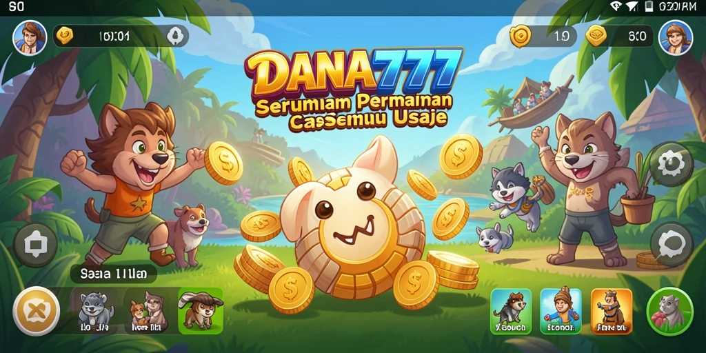 Screenshot DANA777 menampilkan gameplay yang seru dan penuh warna.