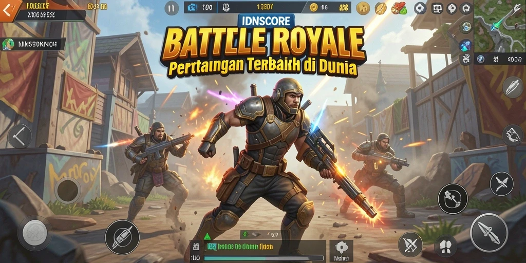 Tangkapan layar memukau dari pertempuran di IDNSCORE.