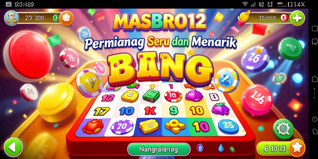 Tampilan menarik gameplay Bingo di MASBRO12 yang seru.