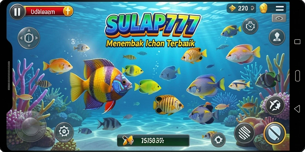 Tampilan gameplay menembak ikan di SULAP777 yang seru.