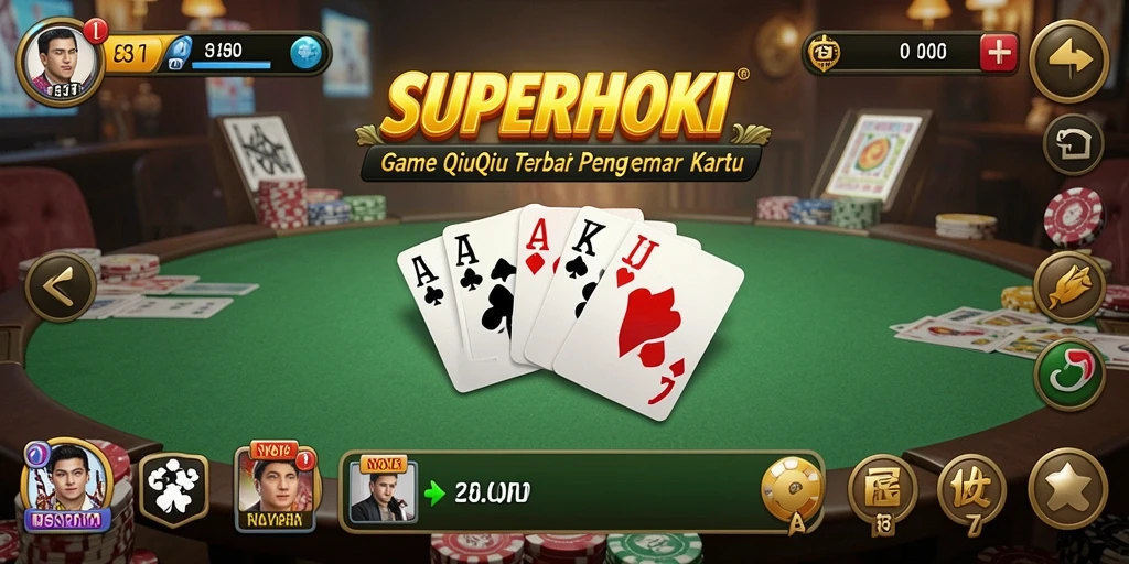 Gameplay seru QiuQiu di SUPERHOKI.
